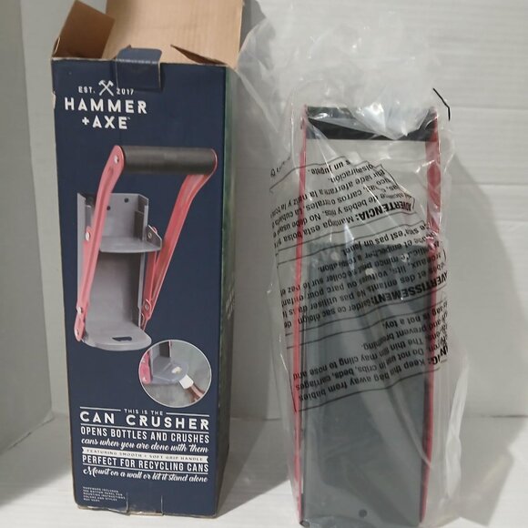 Roll over image to zoom in HAMMER + AXE Aluminum CAN Recycle Crusher. - Picture 2 of 6